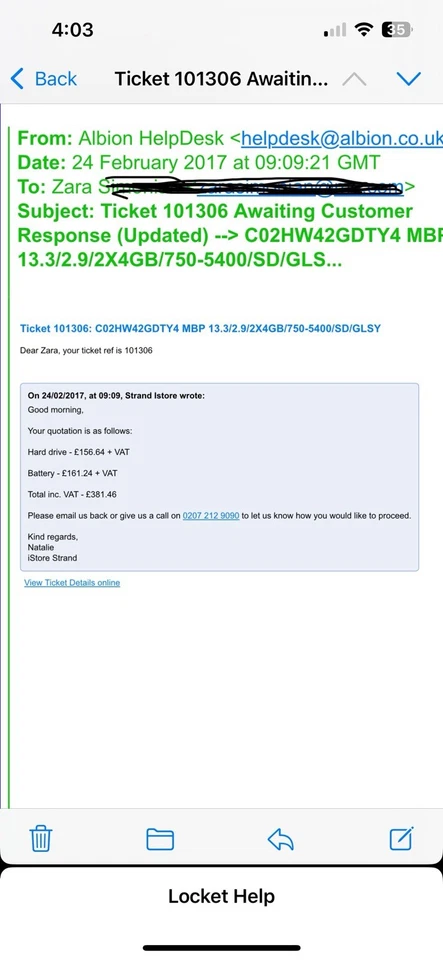 MacBook Pro 13” Mid-2012 i7 2.9GHz / 8GB / 1TB HDD – New Battery & HDD - Image 4 of 4