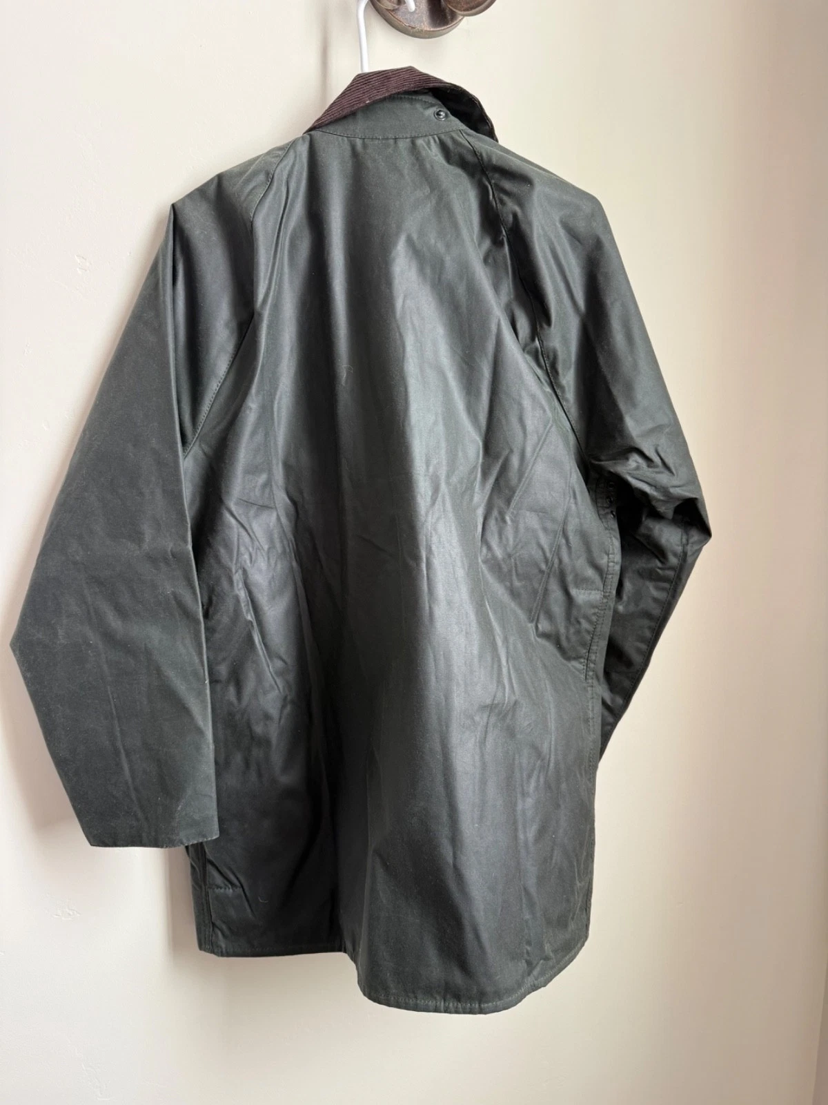 Men's Barbour Beaufort Waxed Jacket - Size 38 - Sage Green -NEVER WORN with tags - product detail image 7