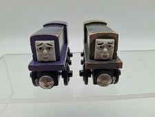 DODGE AND SPLATTER 2000 VERY RARE Authentic THOMAS THE TANK Train Wooden Used