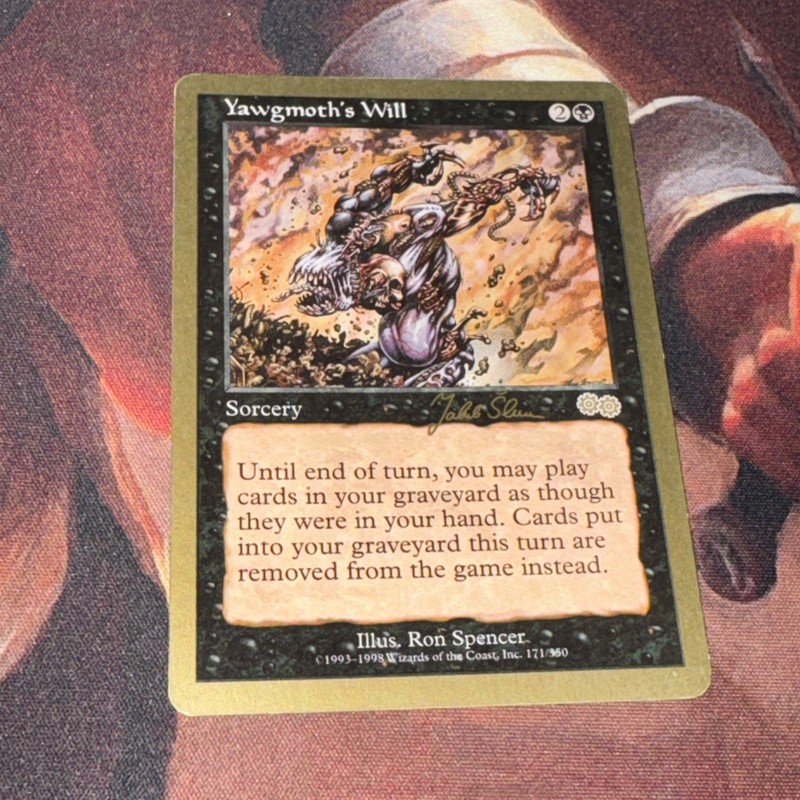 Yawgmoth’s Will X1 Mtg World Championships Lp