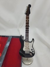 Mini Electric Guitar Miniatures Authentic Model Replica With Stand And Case