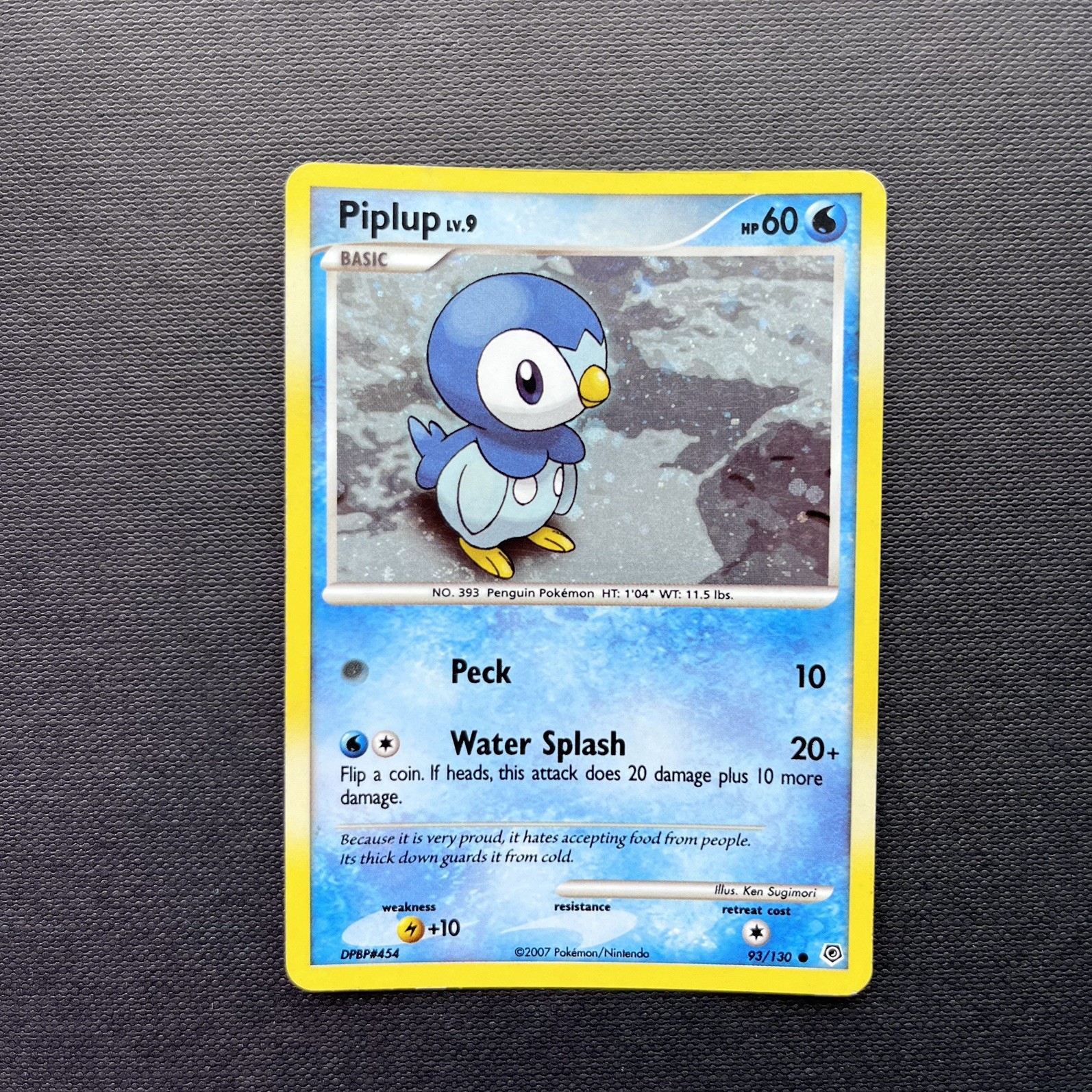 Piplup | 93/130 Diamond & Pearl 2007 | Holo | Pokémon TCG LP