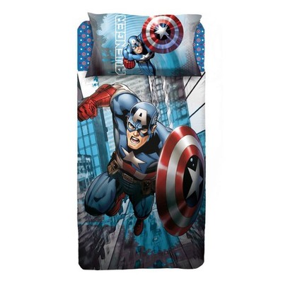 Captain America Avengers Marvel Bettwäsche komplett für Einzelbett AC206