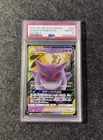 PSA 10 GEM MINT 💎 Gengar & Mimikyu GX Tag Team Full Art - JPN Tag Bolt 038