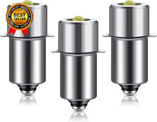3 Pieces LED Bulb 3W DC 4-12V Flashlight Bulbs Replacement