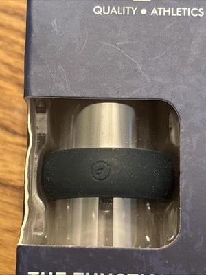 Qalo Men's Classic Slate Grey Silicone Ring Size 12