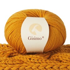 100 Merino Wool Yarn, 6-Ply Luxurious and Soft Yarn for Hand Knitting Croche...