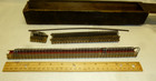 Vtg Clipper Belt Lacer Pins No. 5 Scissors Dovetail wooden box with sliding lid — photo 8