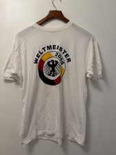 VTG 2006 World Cup Germany White T-Shirt Men’s L FIFA Deutschland Weltmeister