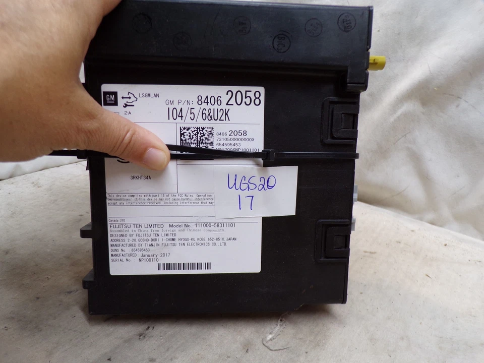 16 17 Buick Regal Radio Receiver 84062058 UGS20 - Image 2 of 4