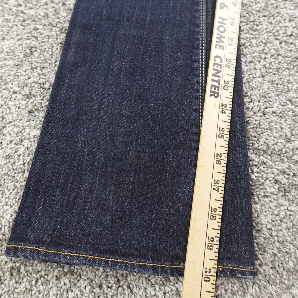 American Eagle Jeans Womens 4 Dark Blue Denim Low Rise Artist Flare Stretch Flex - Image 3 of 4