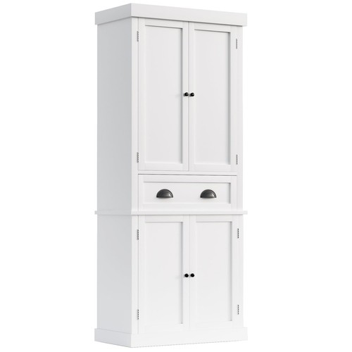 Tall Kitchen Storage Cabinet, 72" Wood Pantry with Adjustable Shelves & Large... - Picture 7 of 7