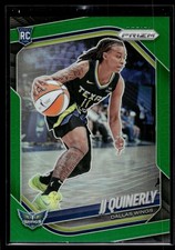 JJ Quinerly 2025 Panini Prizm WNBA Green Prizm Card #95