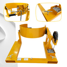 360kg Lightweight Drum Flipper Clamp Style Forklift-Mountable for Drum Moving