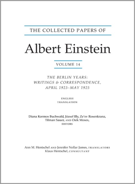 The Collected Papers of Albert Einstein, Volume 14 (English) ... - - Image 4