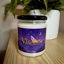 Velaris candle Gift | Acotar Candle 9oz 100% Soy Wax ( includes only one candle)