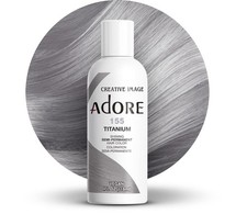 3 Pack Adore Semi Permanent Hair Dye Color 4oz 155 Titanium