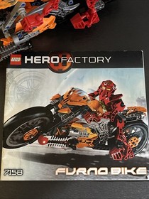 LEGO HERO Factory: Vehicle Furno Bike (7158) -with instructions (missing Tires)