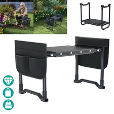Klappbar Gartenhocker Kniebank Arbeitshocker Kniestuhl Gartenkniebank Anthrazit