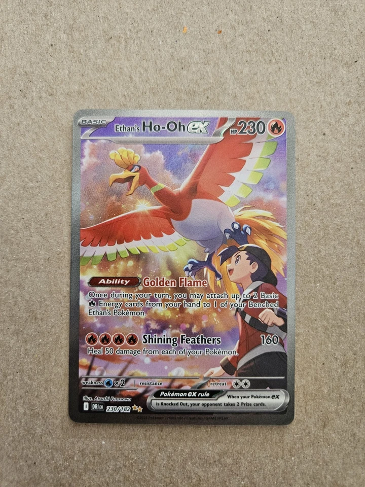 Ethan's Ho-Oh ex 230/182 Sv10: Destined Rivals Holo Foto 2 de 4