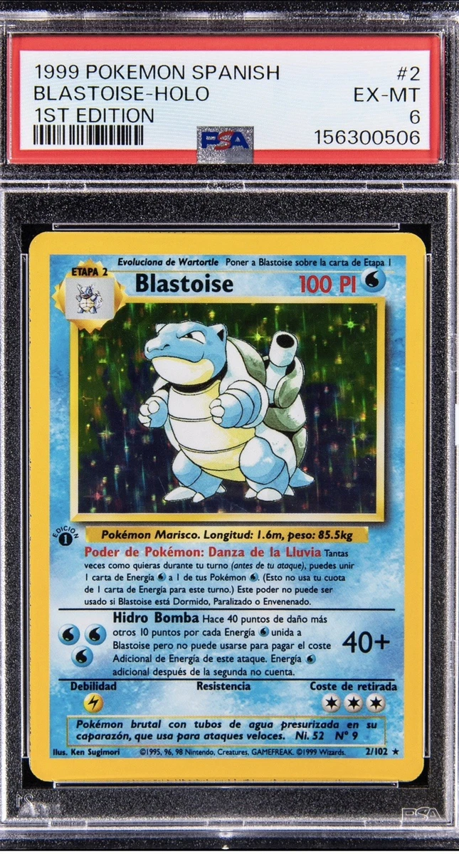 value of blastoise pokemon card - ex 030/142 Preserved in a tamper Blastoise Pokmon TCG Holo Rare