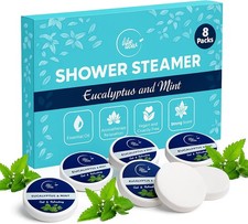 Shower Steamers Aromatherapy - 8 Pack Eucalyptus Shower Steamers for Women Men