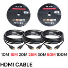 10M 15M 20M 25M 30M 50M 100M METERS V2.0 1080 4K UHD Fibre Optic HDMI Cable