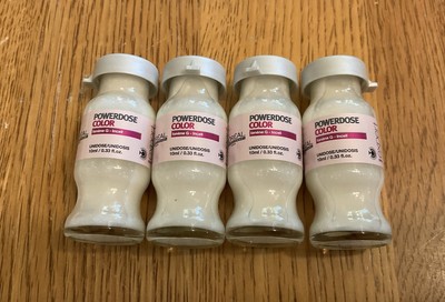 Loreal Expert Powerdose Color 10 ml./0.33 Fl. oz  LOT OF 4 New Without The Box