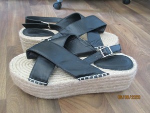 espadrille platform sandals wide fit