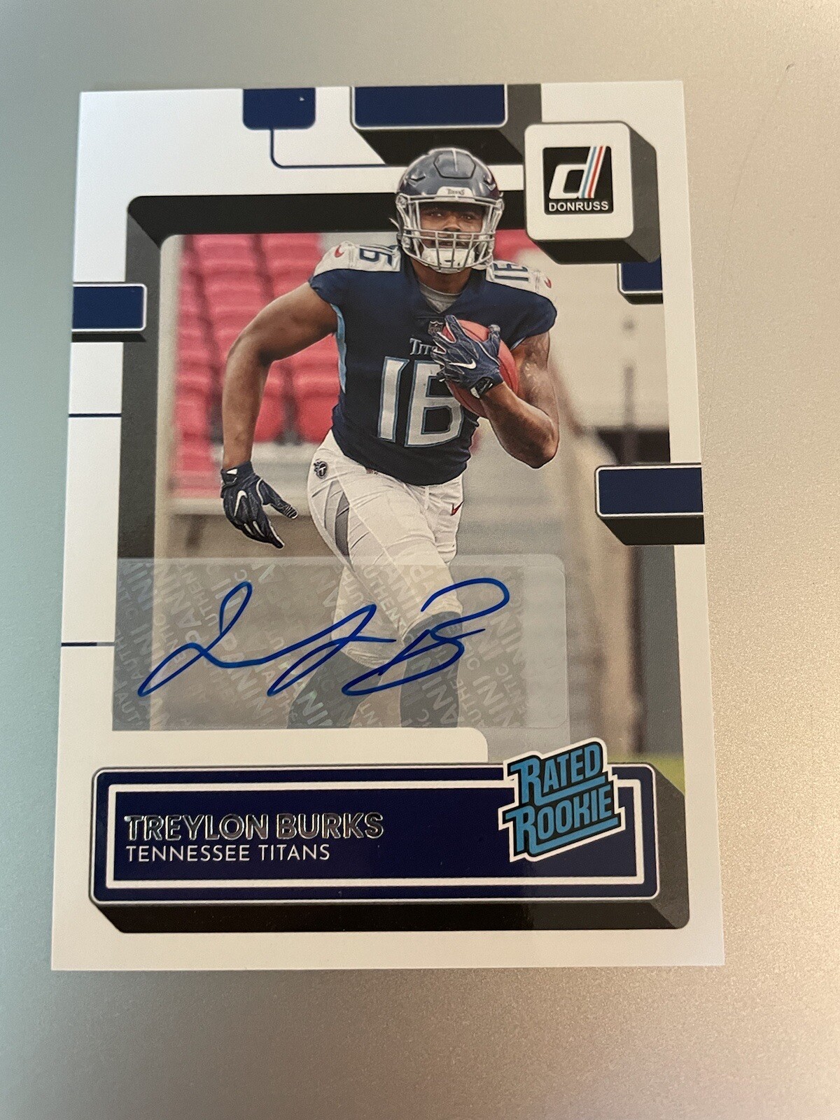 2022 Donruss Rated Rookie Autographs #312 Treylon Burks Auto Titans RC