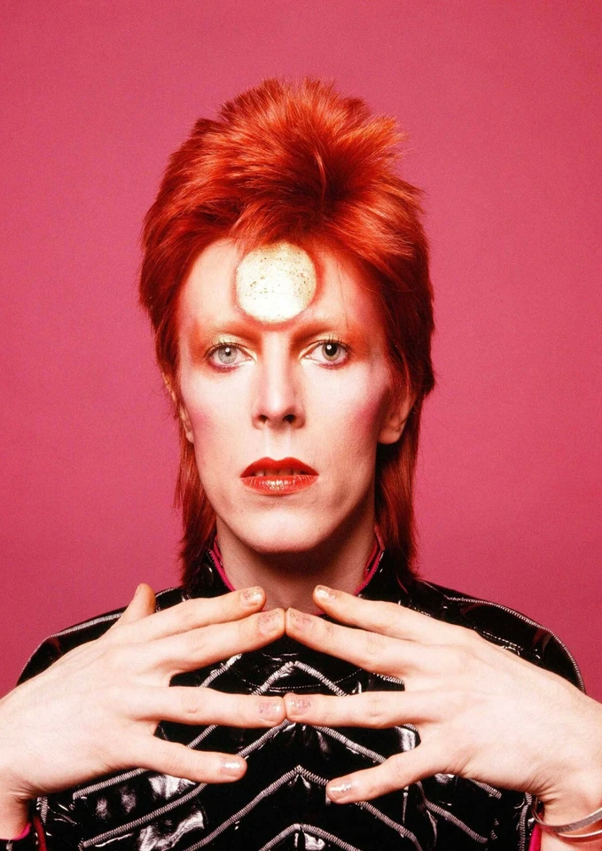 Reproduction David Bowie "Colour" Poster, Home Wall Art, Size: A2