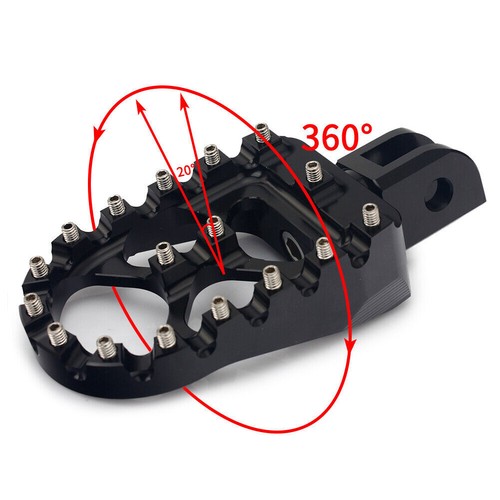 Foot Pegs MX Style Softail M8 2018-23 Street Bob FXBB FXBBS Low Rider FXLR FXLRS - Picture 4 of 9