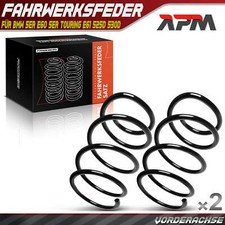 2x Federn Fahrwerksfeder Vorderachse für BMW 5er E60 5er Touring E61 525d 530d
