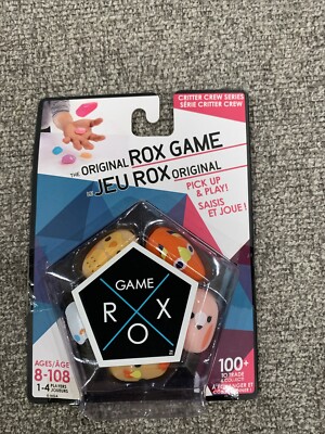 The Original Rox Game - Critter Crew  Series with Storage Case NEW