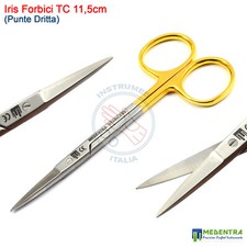 Dentale Iris Forbici Chirurgiche Dritta Tessuto Molle Taglio Sutura Gengive TC