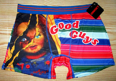 MENS CHUCKY GOOD GUYS BOXER BRIEF SIZE L (36/38)