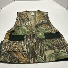 Ozark Trail Men Bird Hunting Vest Medium Camouflage Full Zip Outdoor Camo Green