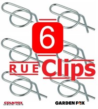 6 x Genuine new COUNTAX C800 - Cutter Deck RUE CLIPS - CX6RC
