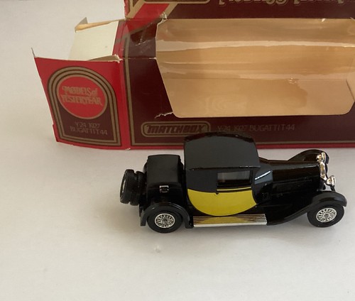 MATCHBOX Models of Yesteryear Y-24 1927/1928 BUGATTI T44 w/Original Box - Picture 2 of 8
