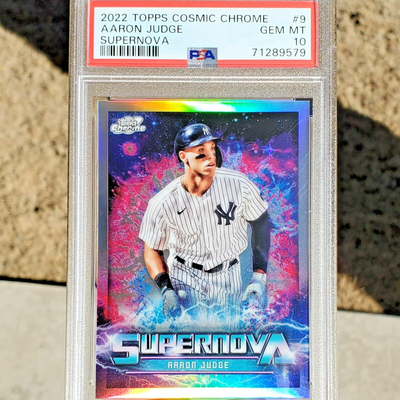 Aaron Judge - 2022 Topps Cosmic Chrome Supernova - Case Hit SSP 