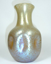 Xl Joh. Loetz Widow Papillon Decor Art Nouveau Vase