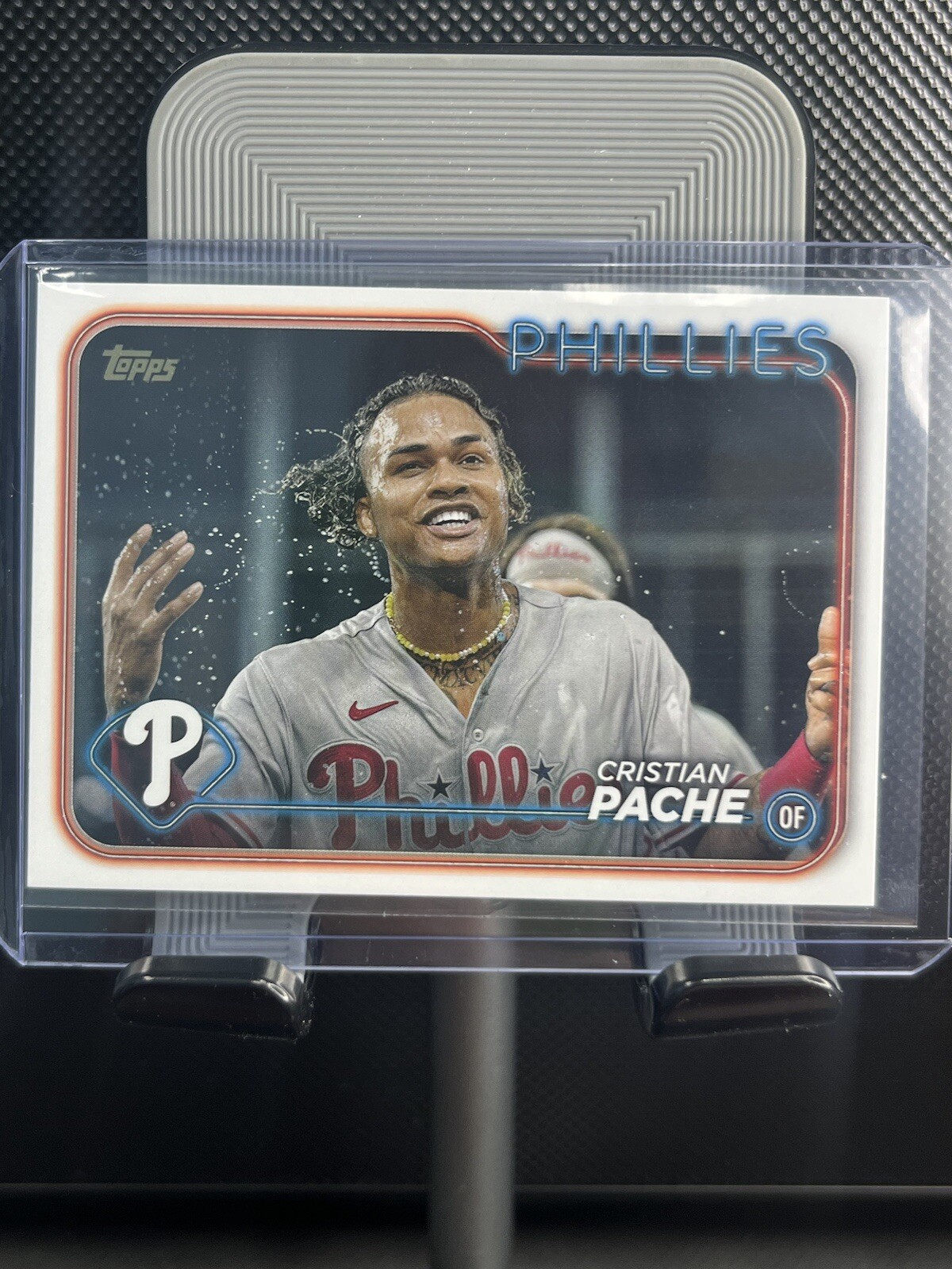 2024 Topps Series Two Baseball Cristian Pache Golden Mirror SP #456