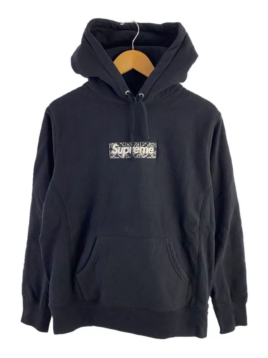 Sweat à capuche Supreme 19FW S coton noir occasion