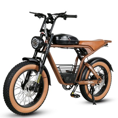 SAMEBIKE M20-I 20'' Electric Dirt Bike 1200W 48V 18AH MTB Electric Bicycle 34MPH