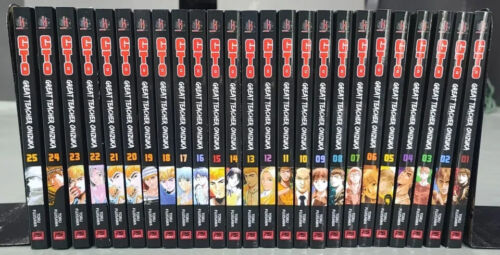 New Great Teacher Onizuka GTO Full Set Volume 1-25 Comic Book English Fast Ship - 第 1/19 張圖片