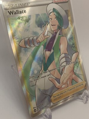 Pokémon TCG Wallace (Full Art) Silver Tempest 194/195 Holo Ultra Rare