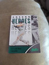 2021 Panini Absolute UNSUNG HEROES GREEN Matt Chapman - Oakland Athletics #UH-9