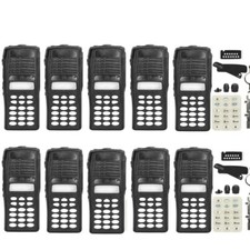 Lot10 Black Replacement Repair Case Housing for MTX8250.LS HT1250 Portable Radio