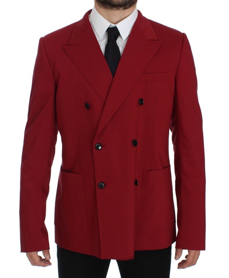 GTT10105 Dolce & Gabbana Rouge Wool Stretch Blazer Jacket GTT10105 GTT10105 GTT10105 Dolce & Gabbana Rouge Wool Stretch Blazer Jacket 57297b