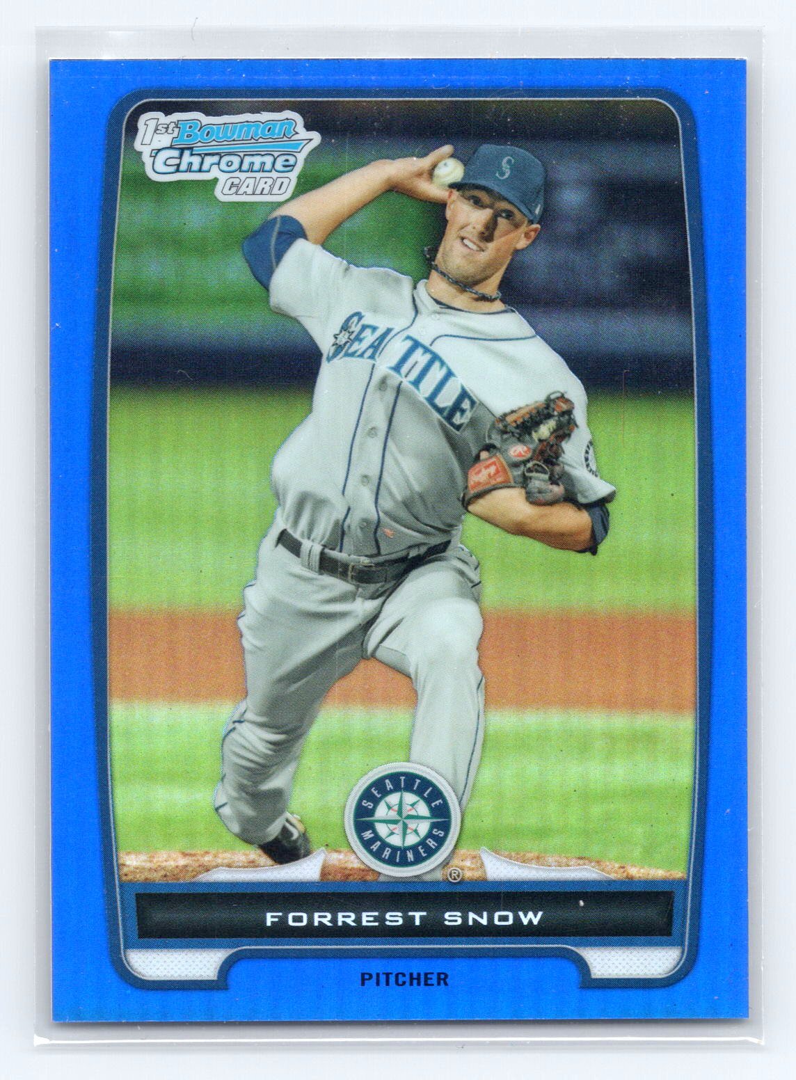 2012 Bowman Chrome #BCP207 Forrest Snow Prospects Blue Refractor #/250